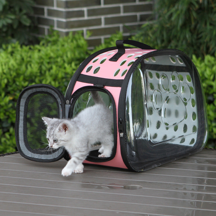 🐾 Futuristische Haustier-Transporttasche – Stylisch, sicher & bequem unterwegs!