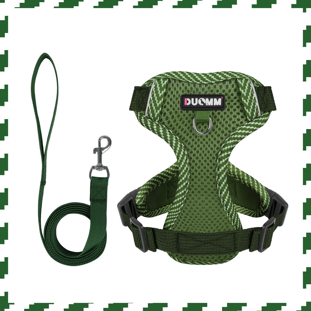 🐾 Neues Hunde-Brustgeschirr – Reflektierend, atmungsaktiv & sicher