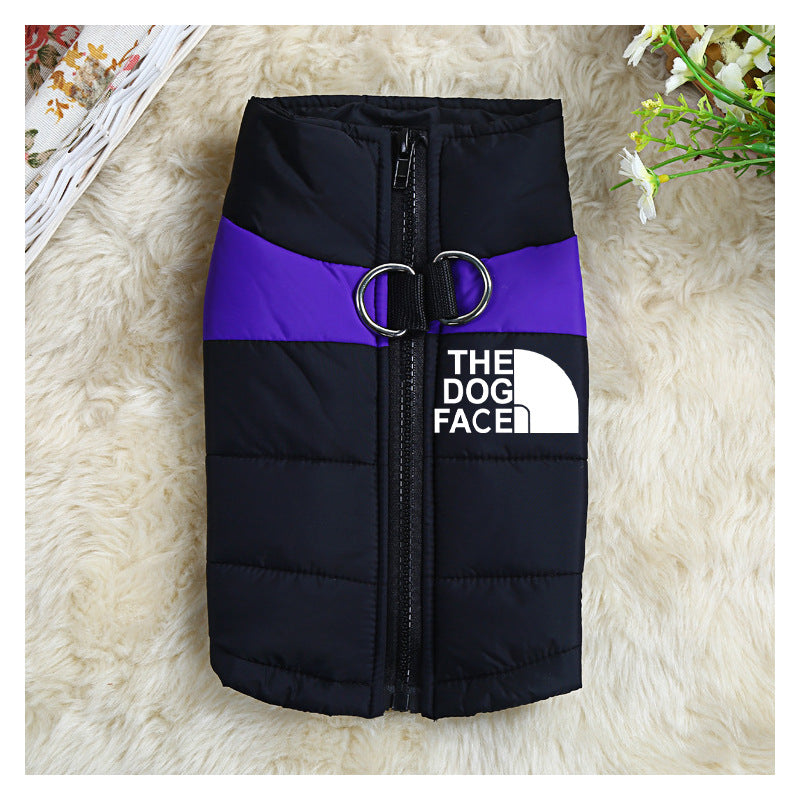 "The Dog Face" Winter Hundejacke – Warm, Stylisch, Kultig