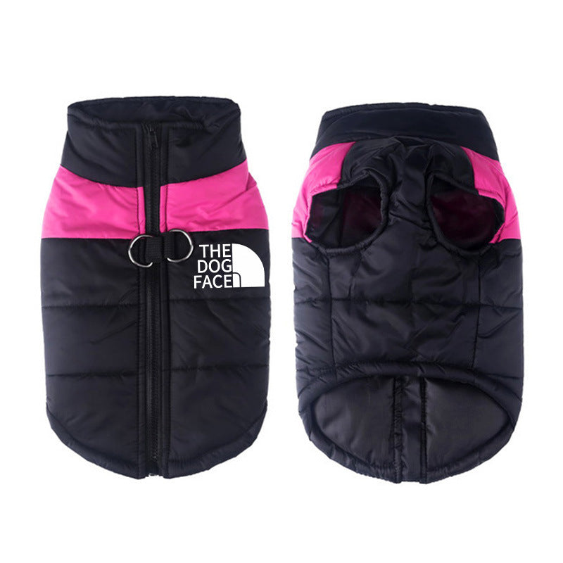 "The Dog Face" Winter Hundejacke – Warm, Stylisch, Kultig