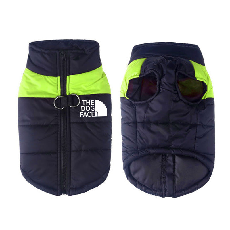 "The Dog Face" Winter Hundejacke – Warm, Stylisch, Kultig