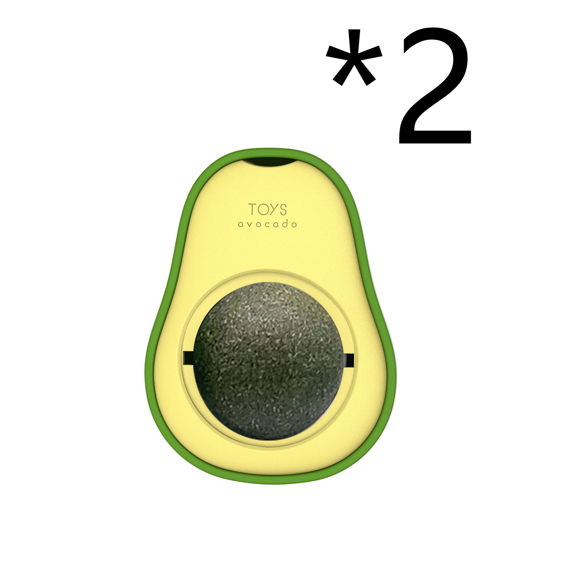 Avocado Multifunktionales Katzenminze Spielzeug – 360° Rotierend