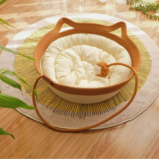 🐾 Rattan-Katzennest