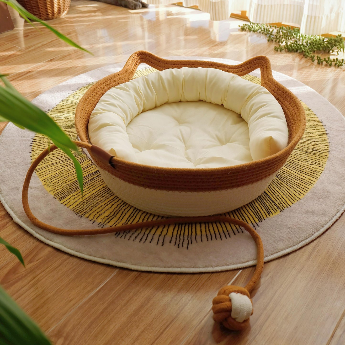 🐾 Rattan-Katzennest