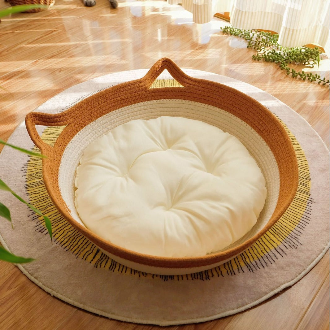 🐾 Rattan-Katzennest