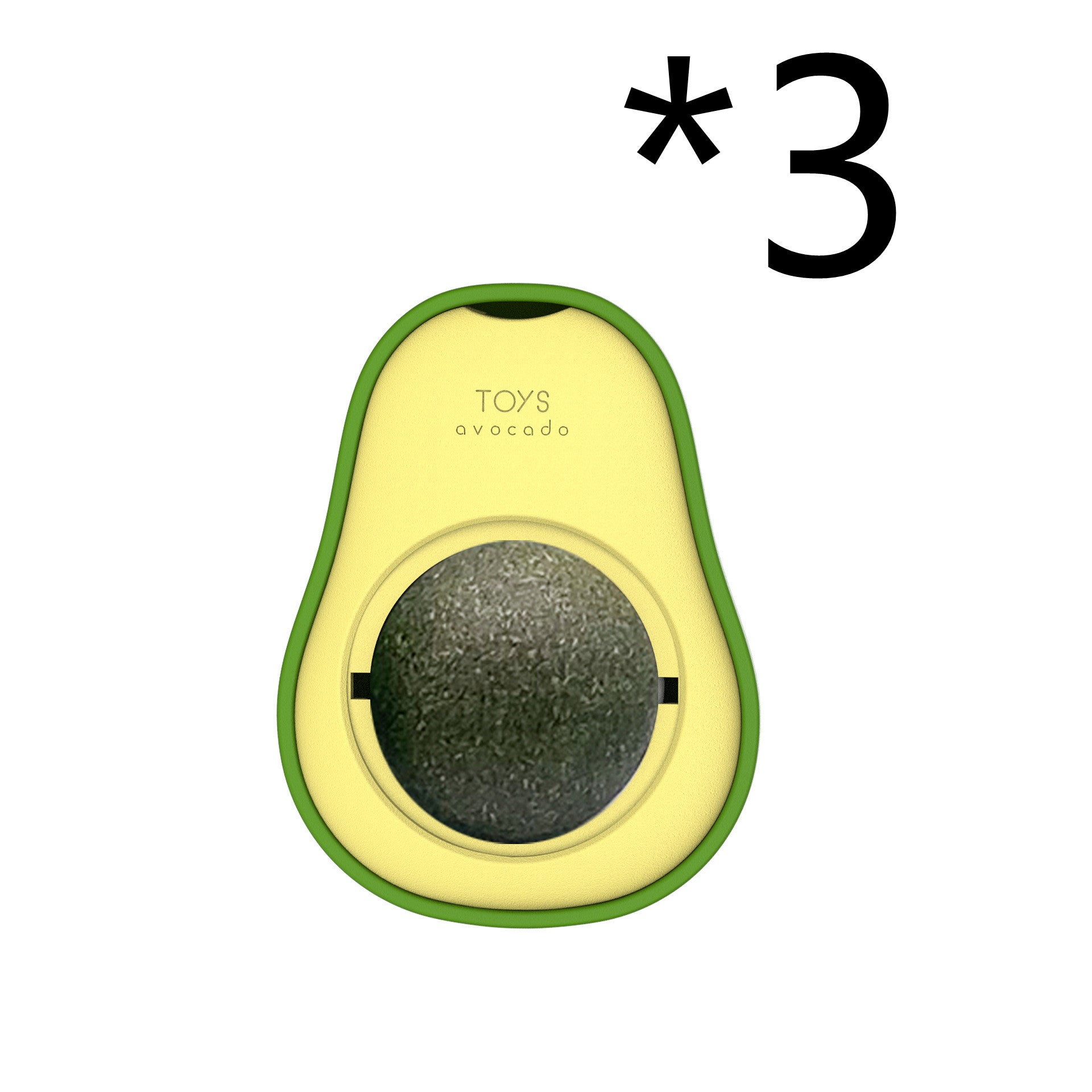 Avocado Multifunktionales Katzenminze Spielzeug – 360° Rotierend